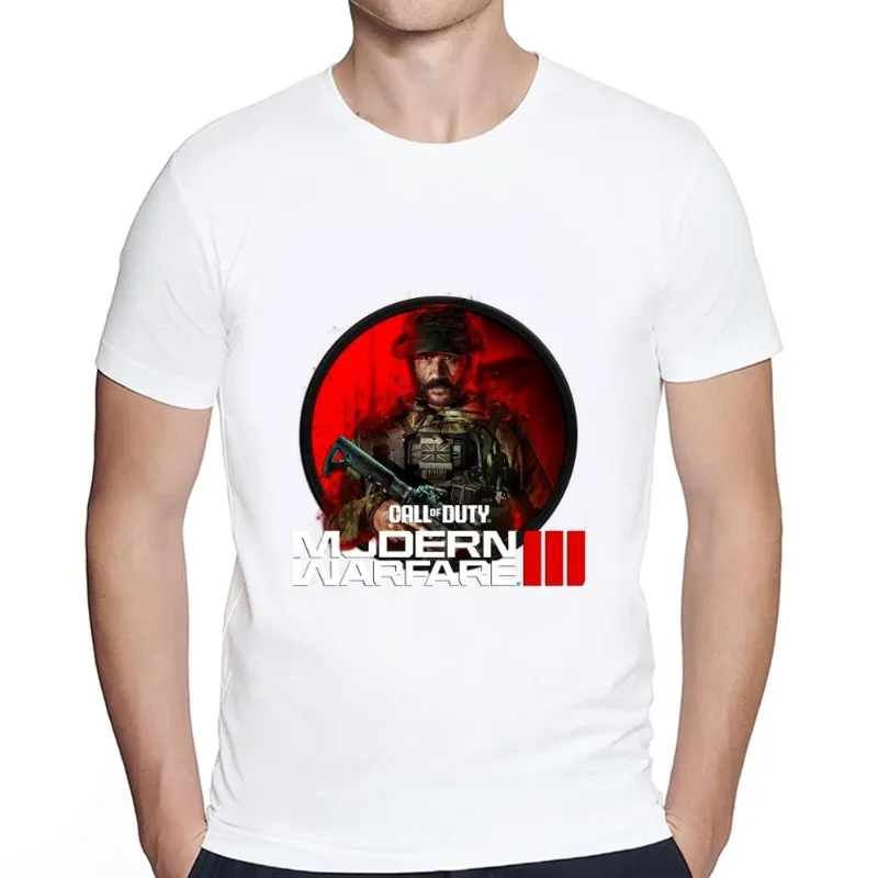 Game Call of D-Duty Modern Warfare 3 T Shirt Men Couple Combination Clothes Short Sleeve Collar Fashion Women Cotton