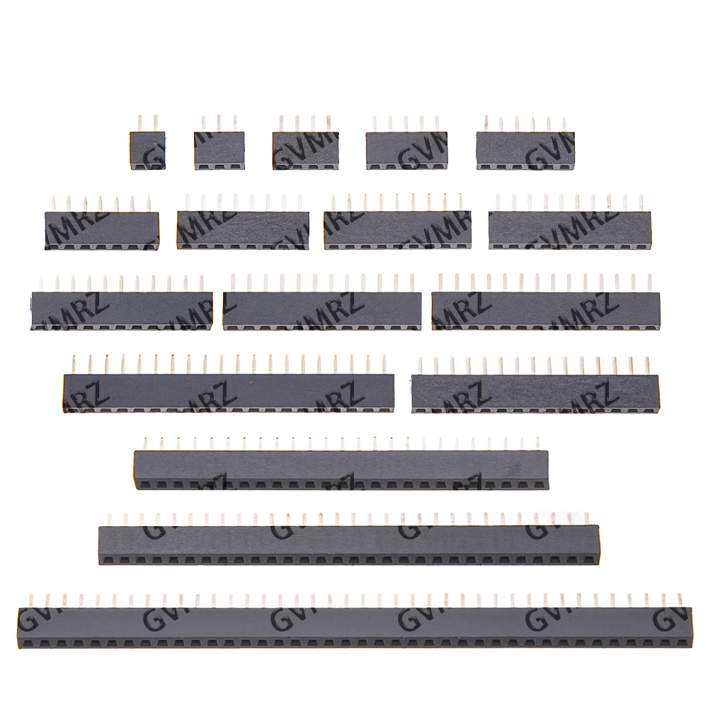 2MM Strip Connector So 1X 2X/2/3/4/5/6/8/10/40 PIN  Single Row Straight FEMALE PIN HEADER 2.0MM