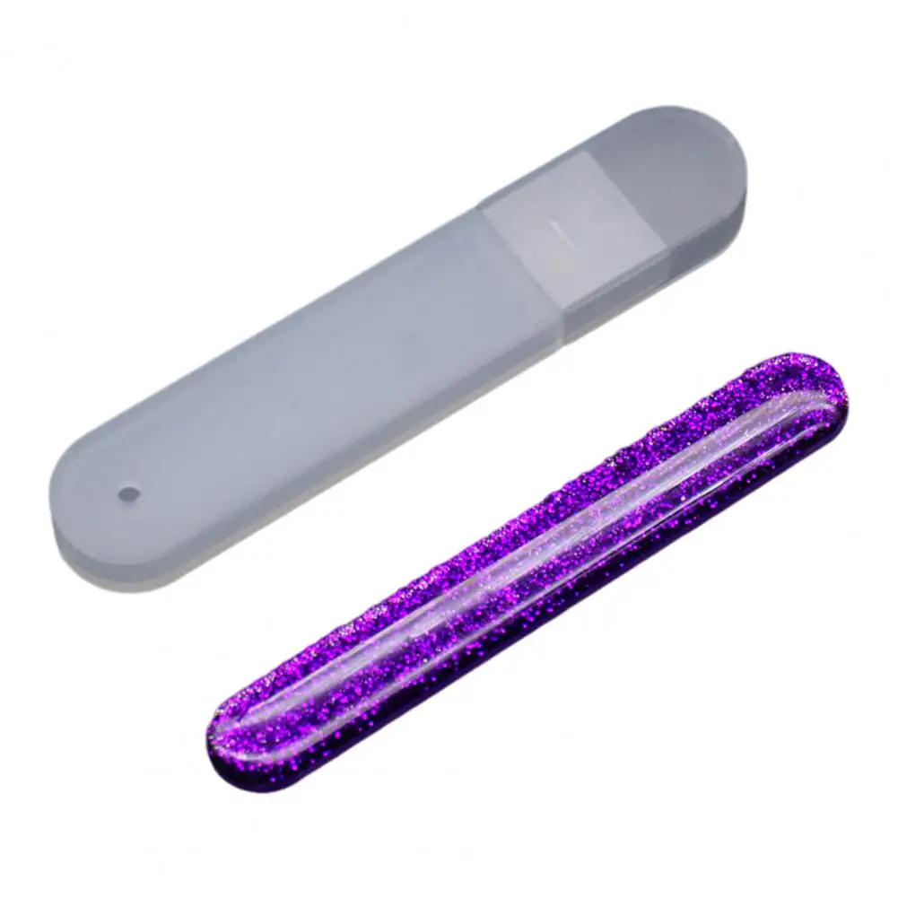 

Polishing File Set Professional 10-piece Colorful Glitter Glass Nail File Set for Manicure Polish Buffering Durable Nail Care