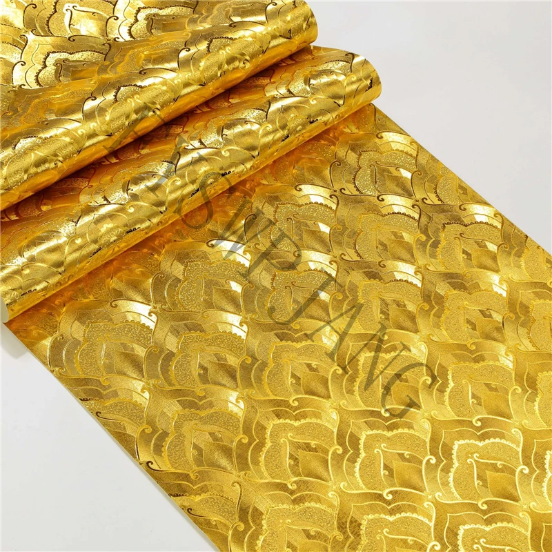 Carta da parati in lamina d'oro Decorazione per sala buddista Carta da parati per soggiorno Ktv Soffitto Tetto Ristorante Decorazione Adesivi murali