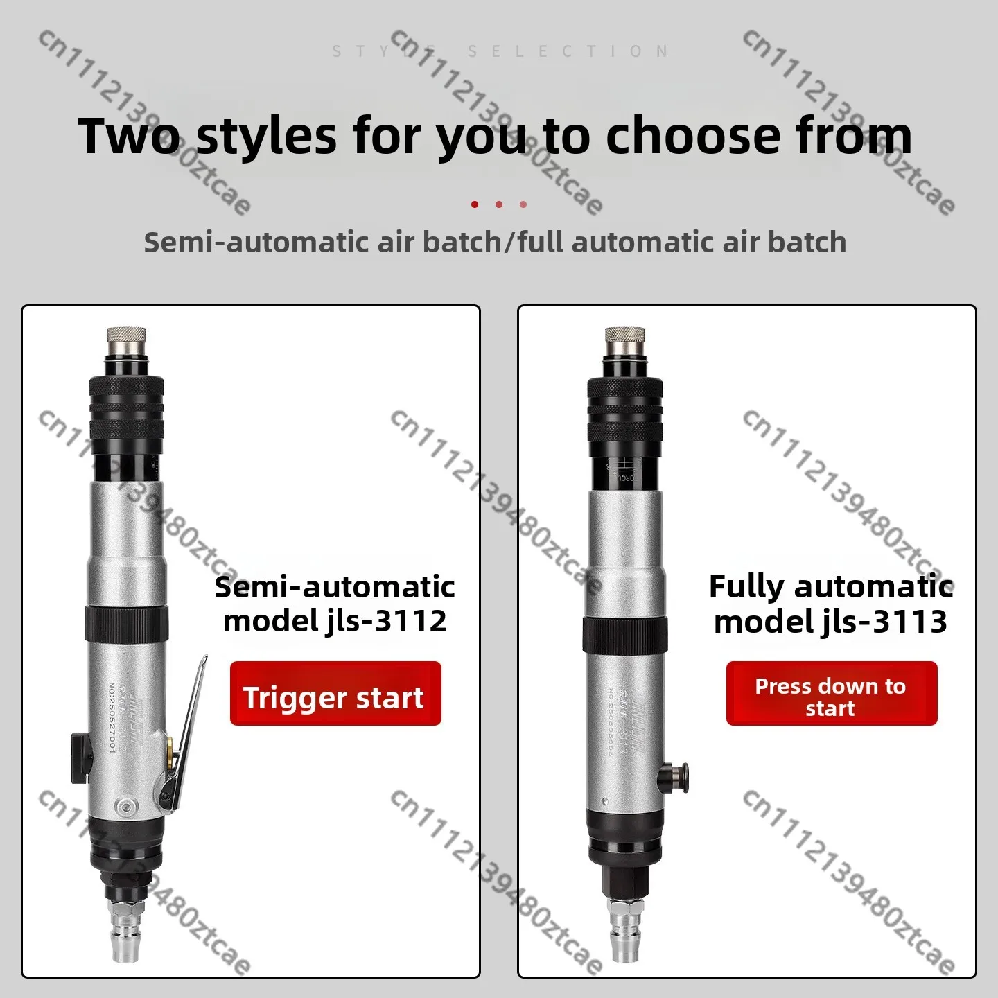 Imported & Made-in-China Pneumatic Screwdriver, Industrial Fixed Torque, High Power, Auto Shut-Off, Adjustable Torque