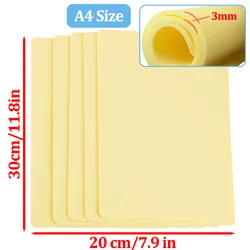 A4 Size Tattoo Practice Skin 3MM Silicone Fake Skin Double-Sided for Permanent Makeup Training Supply Tattoo Accessories 10/1pcs