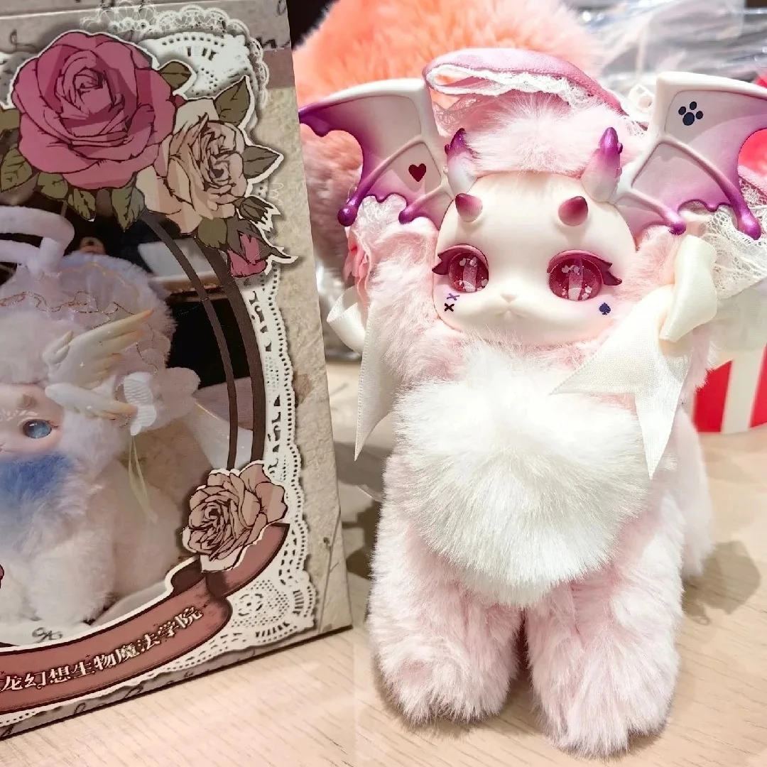 

Genuine Tutulong Blind Box Fun Bio-Magic Ac-Ademy Series Toys Cute Cat Dragon Plush Doll Customized Figure Mystery Box Gifts