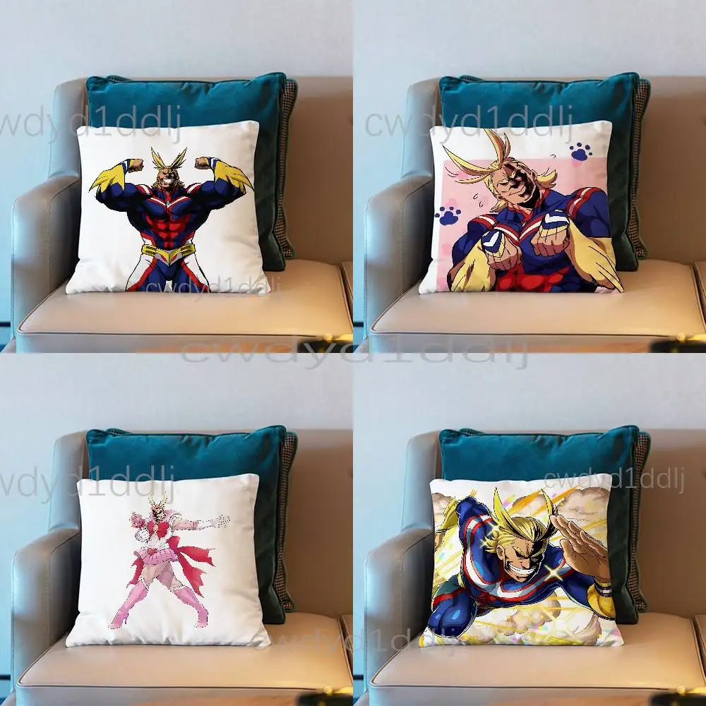 

Hero A-All Might A-Academia Pillow Case Cover Square Sofa With For Pattern Comfortable Cushion suitable Of Room