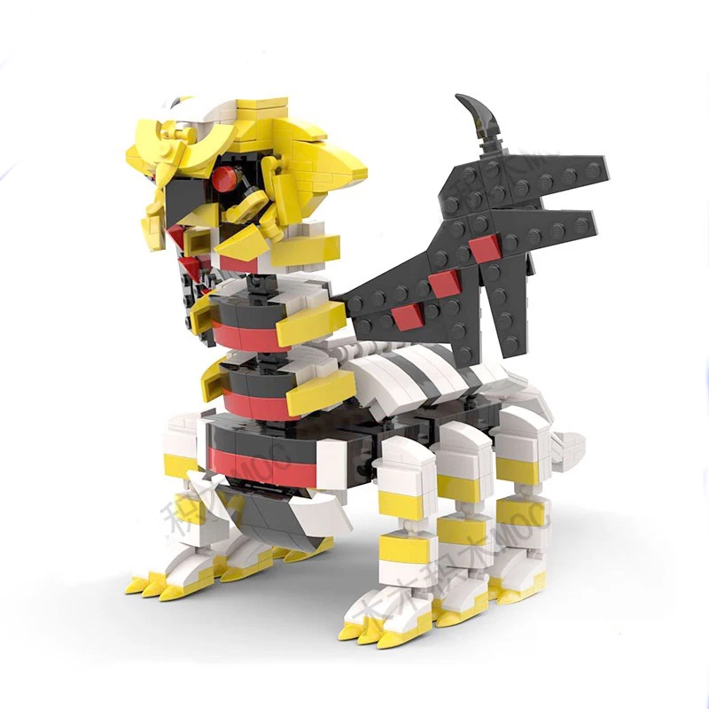 Anime Figure Giratina Model Building Blocks Kids Toys ポケットモンスター ギラティナ Action Figure Blocks Educational Toys For Children