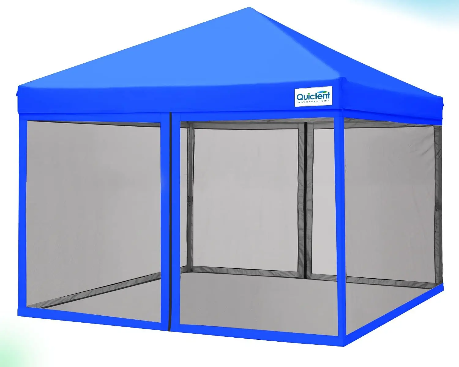 

10'x10' Easy Pop up Canopy Tent with Netting Screened, Outdoor tant Portable Gazebo Screen House Room Tent -Fully Seal