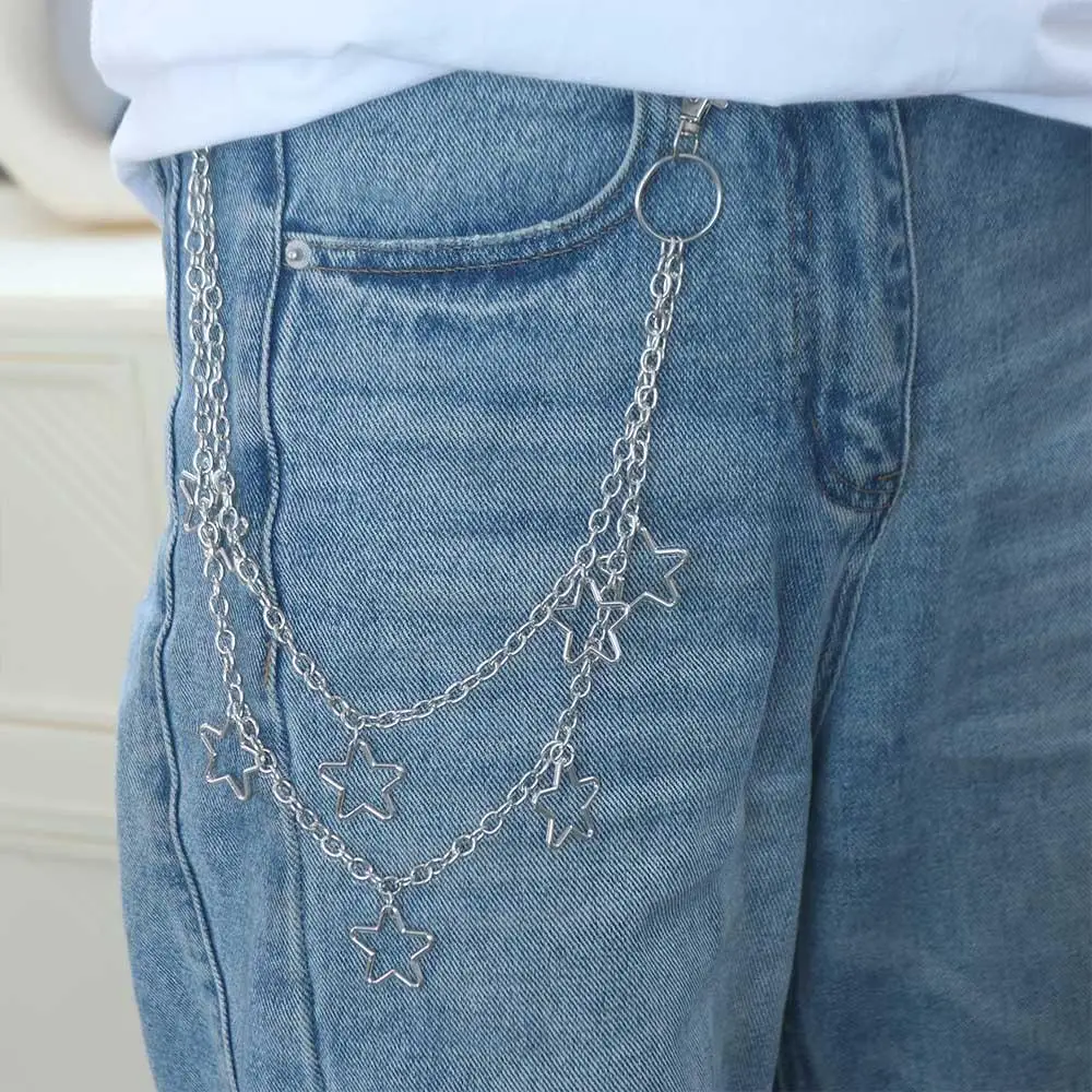 

Personality Tassel Love Heart Waist Chain Zinc Alloy Gothic Punk Belt Chain Bag Chain Pants Chain Pants Chain Jeans