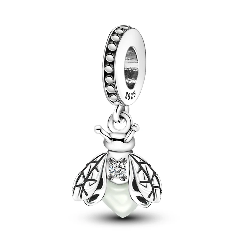 925 Sterling Silver Butterflies Dragonflies Insect Series Charms Beads Pendant Fit Original Pandora Bracelets DIY Jewelry Gifts