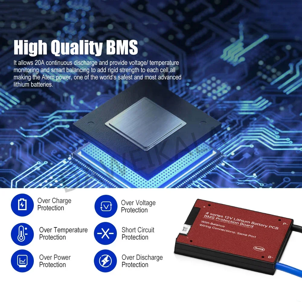 12V 24V 36V 48v battery pack 20Ah lifepo4 battery Real capacity for electric bicycle ebike 48V Replacing lead-acid battery