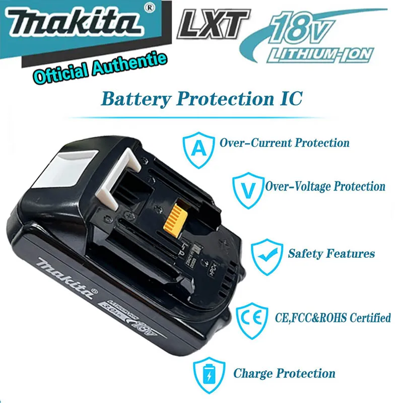 High-performance18V 18650 Makita Li-ion Battery BL1860 BL1850-1850B BL1840 Screwdriver Battery Replacement Power Tool Batteries.