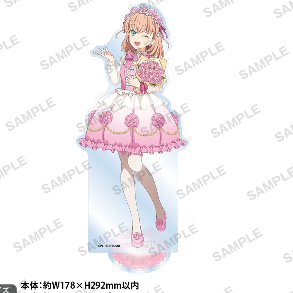 Anime Love Live! Series Official Card Game 15cm Acrylic Stand, Honoka Kosaka, keychain Day Decor for Desktop Bookshelf Collectio