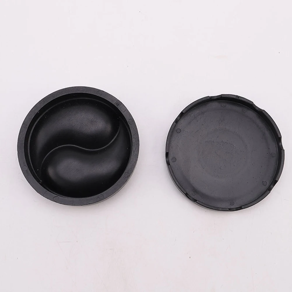 

3pcs Inkslab Tai Chi Traditional Calligraphy Ink Grinding Tool Smooth Surface Beginners Hard Plastic Cover Black Practical