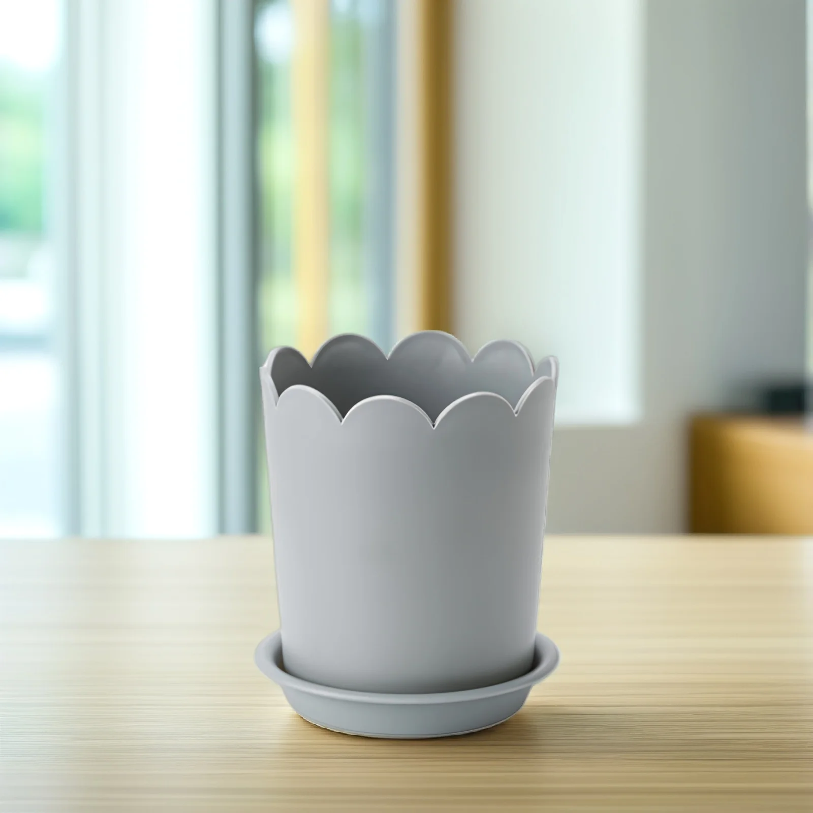 

10 set Thickened Flowerpots Stackable Plastic Planters For Indoor Outdoor Garden Rose Succulent Nursery Pots Drainage Holes