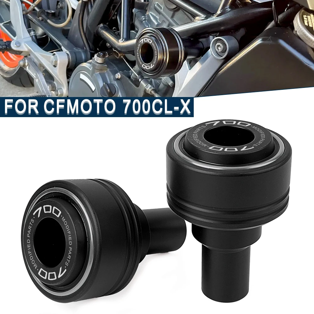 

For CFMOTO 700CL-X CLX700 CF CLX 700 700clx 2021-2025 Accessories Motorcycle Frame Sliders Engine Crash Falling Protector Pad