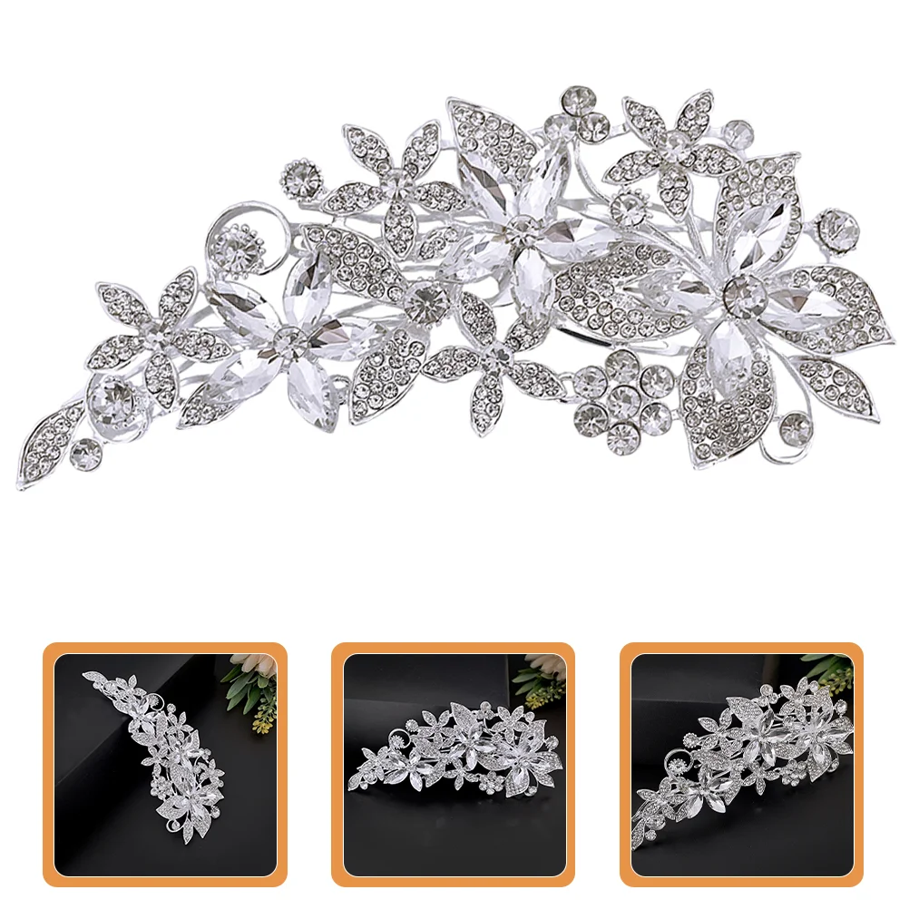 

Rhinestone Side Comb Hair Accessories for Brides Wedding Party Prom Evening Elegant Bridal Hair Piece Term Use