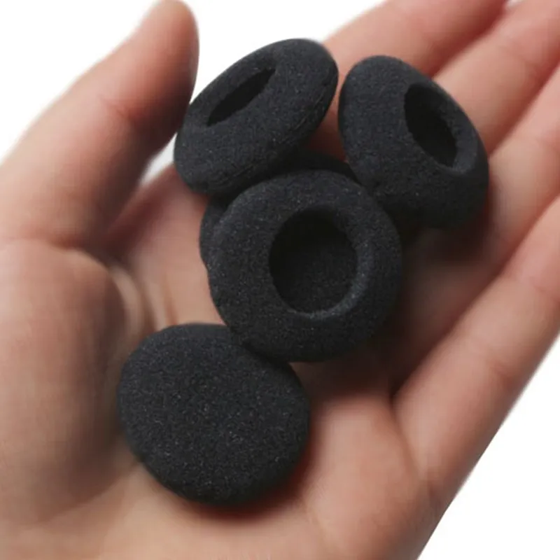 10Pcs Foam Ear Buds, 45mm Headphone Ear Pads Ear Cushions Replacement Sponge Covers Caps, Headset Earpads Earmuffs