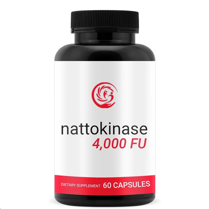 Nattokinase Supplement -4000 FU per serving, high-quality nattokinase formula, supports heart health -60 pills