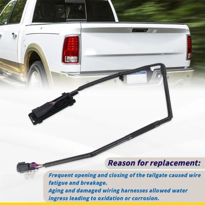 SZCH Tailgate Camera Wiring Service Harness for 3500 Vehicle Maintenance and Repair