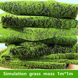 Building model material simulation plant moss green lichen micro landscape basin landscape decoration material lawn turf house