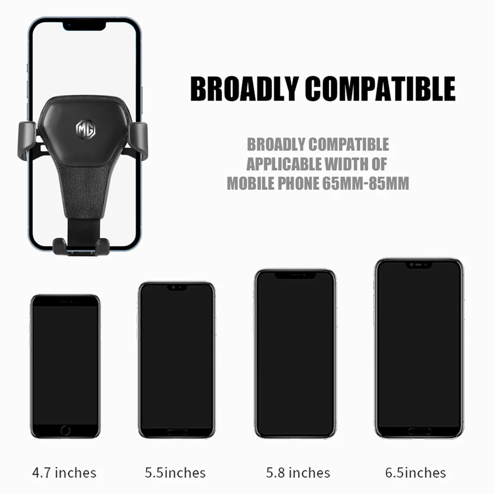 

1pc Gravity Car Air Vent mobile Mobile Navigator phone holder For Morris Garages MG MG3 MG5 MG6 MG7 ZS GT EZS EHS Phev RX5 3SW