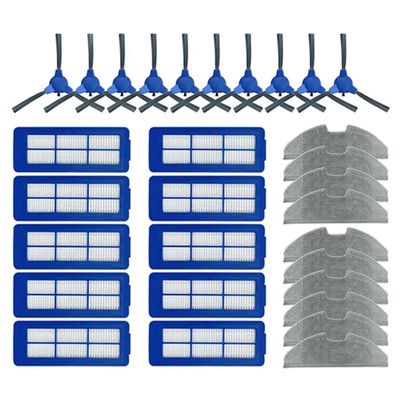 لماذا-For Eufy Robovac G10 قطع غيار بديلة هجينة فرشاة جانبية فلتر Hepa ممسحة قماش إكسسوارات