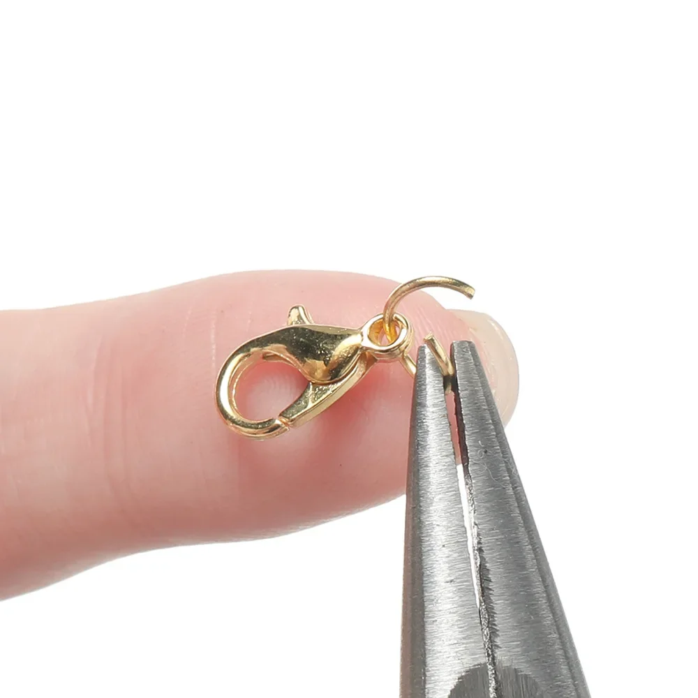 diyジュエリー製作ツール-シングルサークルロブスタークラスププライヤー詰め合わせパック手作りクラフトアクセサリー材料ボックス入り2026年人気商品