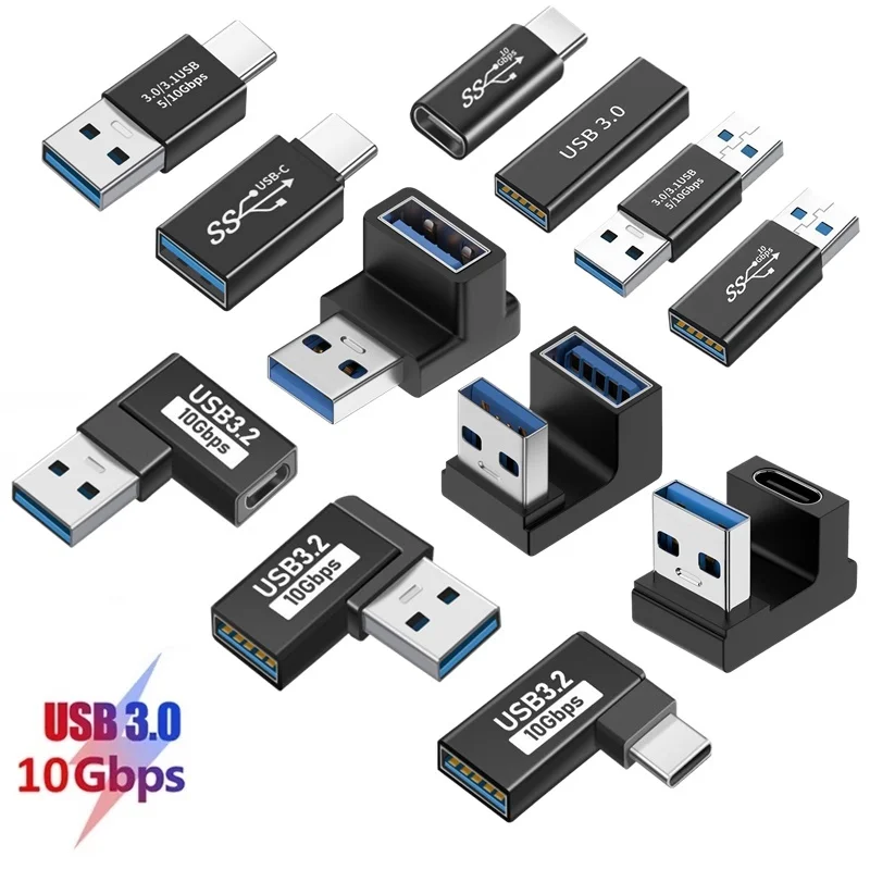 Universal USB 3.0 OTG Type C Adapter USB C Male to USB-A Male Female Converter for Macbook Huawei Samsung Xiaomi Ipad Connector