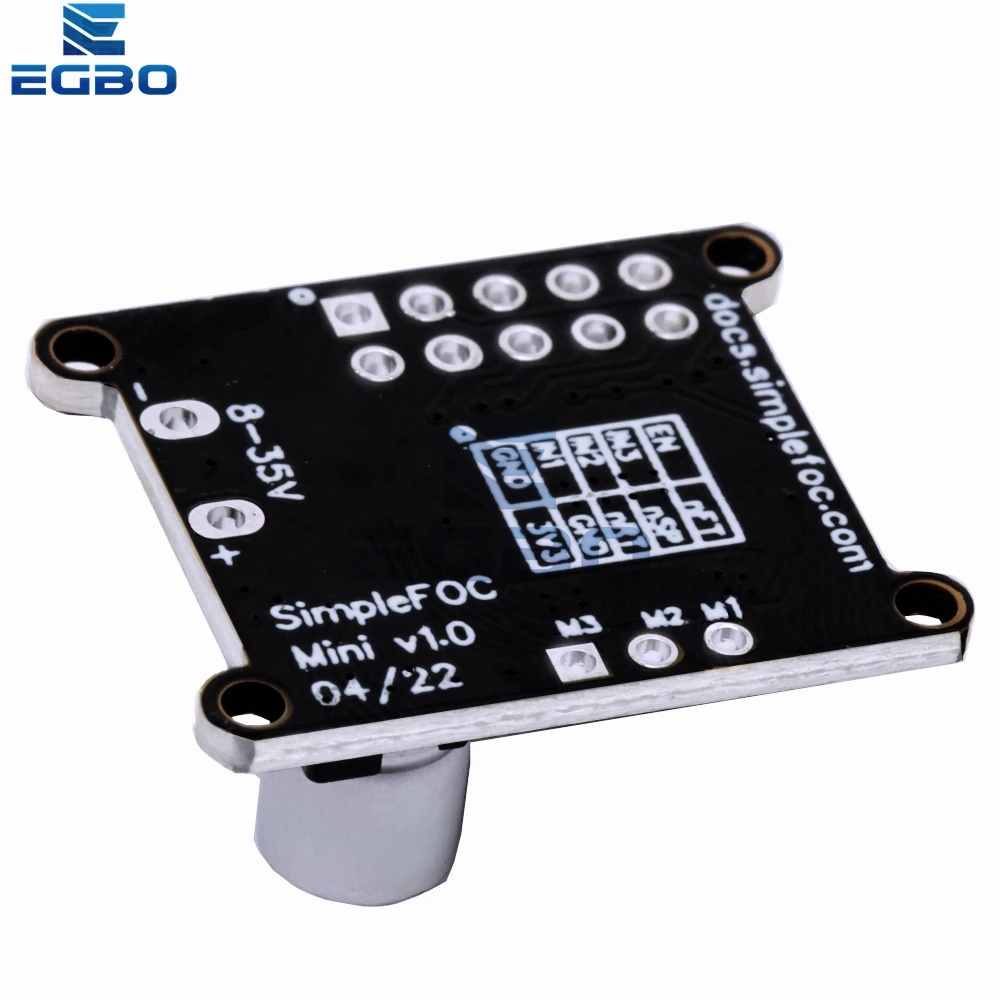 8-30V SimpleFOCMini High-Efficiency DC Brushless Motor Drive Board FOC Control Precision SVPWM Algorithm