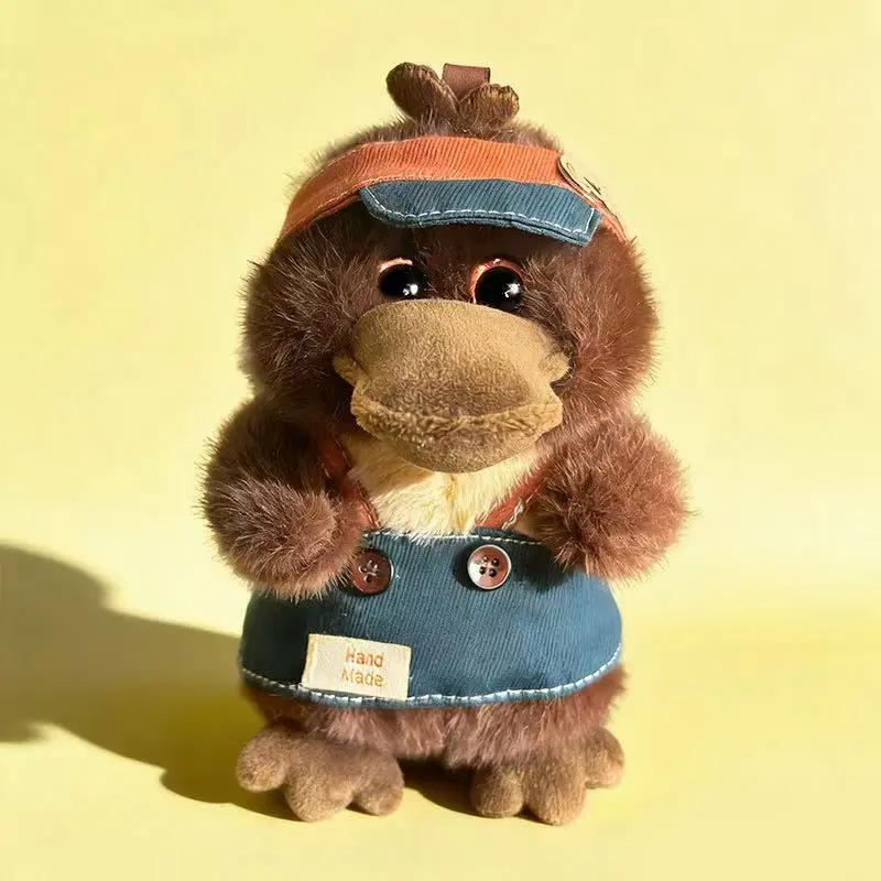 Newest platypus pendant keychain Kawaii stuffed plush toy figure doll cartoon anime cute gift for friends birthday holiday gift