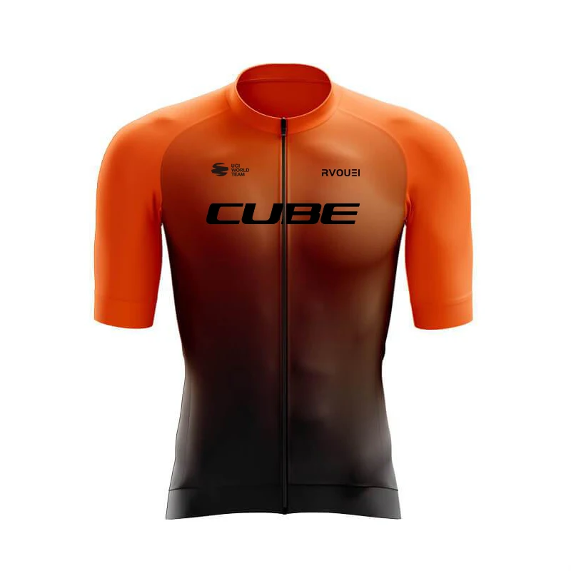 Rvouei Cube Team Schnell Trocknend Radfahren Jersey Set Sommer Kleidung MTB Bike Uniform Maillot Ropa Ciclismo Hombre Fahrrad Anzug