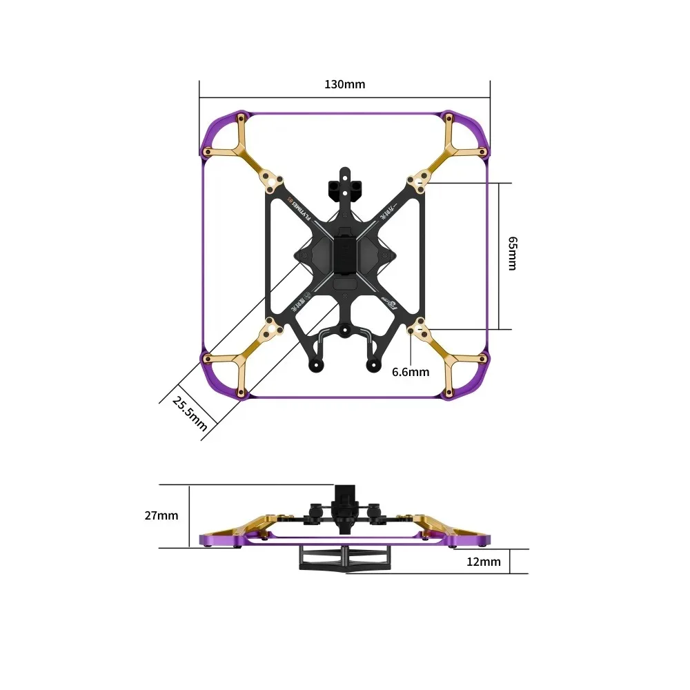 FLYWOO Flytimes 85 フレームキット FPV ドローン DIY 用 O3lite O4 O4PRO ドローン組み立て部品と互換性あり