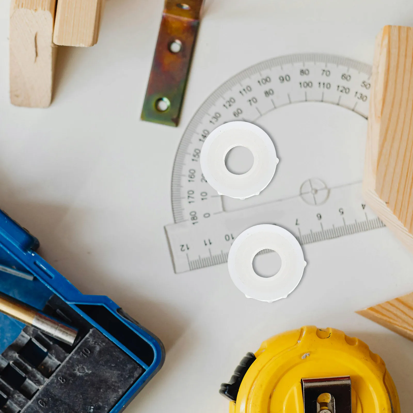 

2 Sets Grinding Wheel Reducing Adapter Adjustable Plastic for Bench Grinder Spacer Kit Compatible with