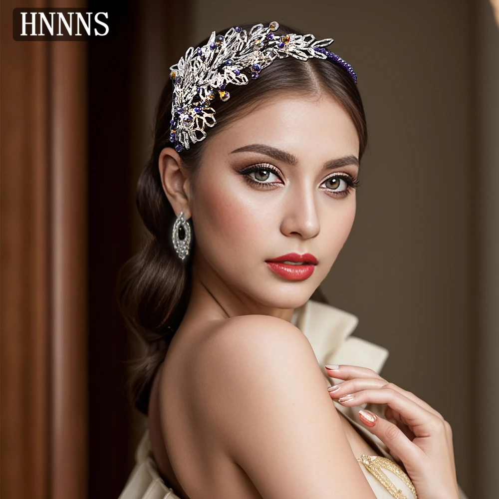 

YouLaPan Beautiful Bridal Wedding Headbands Hand Woven Exquisite Ladies Banquet Party Christmas Ball Hair Accessories YXA148