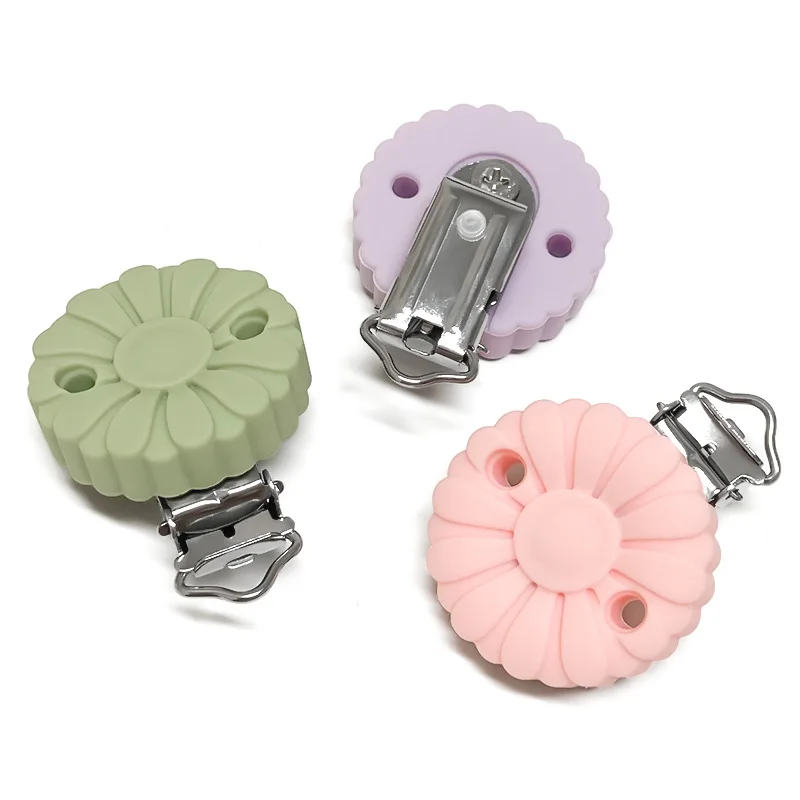 

10 шт. силиконовых зажимов для цепочек-пустышек, для самостоятельного изготовления детских игрушек для прорезывания зубов, зажимы для прорезывателей, бусины для ожерелья, инструмент, подарок для новорожденных, аксессуары для цепочек-пустышек