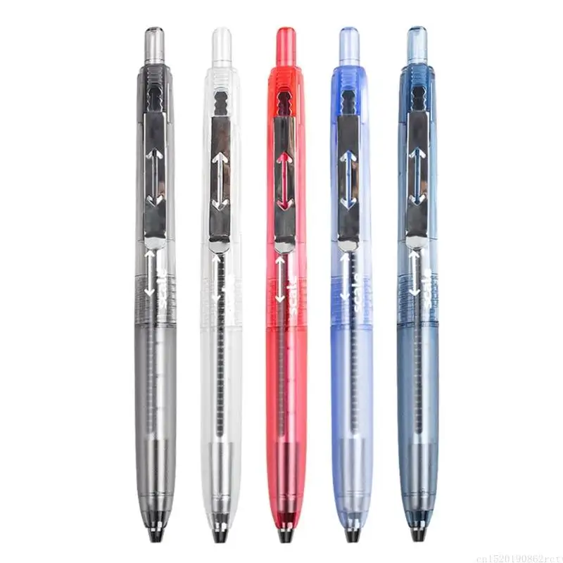 

D5BB 12PCS Retractable Gel Inks Pen for Note Taking Journaling 0.5MM Tip Refillable Gel Inks Pen Quick Dry for Note Taking