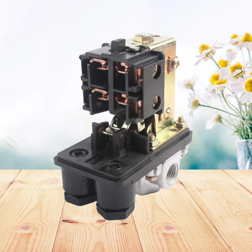 Vertical Four-hole Air Compressor Pressure Automatic Controller Pump Fittings air compressor 4 port