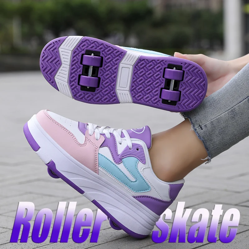 kids-outdoor-sports-roller-skates-shoes-single-row-wheel-sliding-shoes-four-wheel-for-boys-and-grils