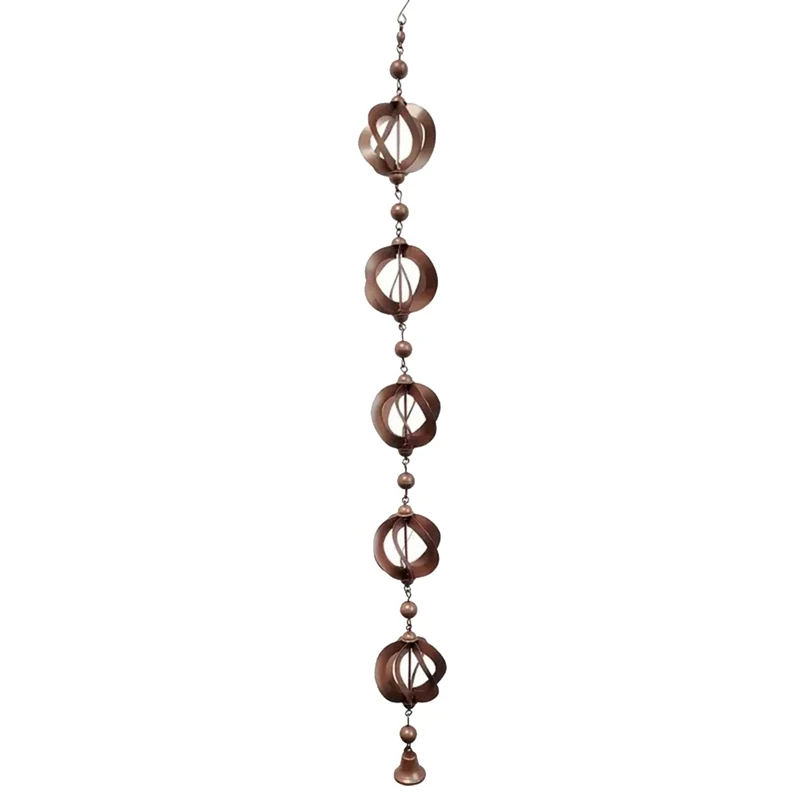 Outdoor Hanging Rain Chain Outdoor Wind Chime Hanging Garden Decoration