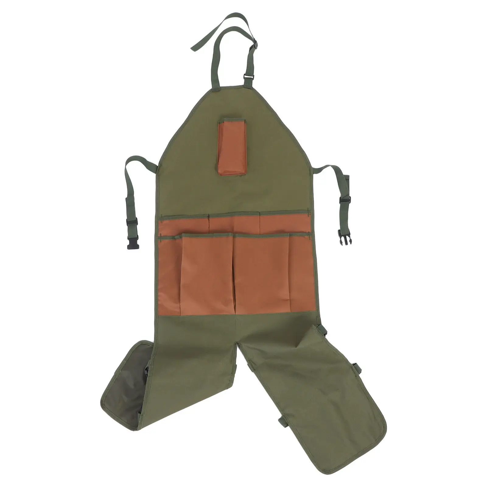 

Garden Apron with Multiple Pockets Adjustable Waist Leg Design for Pruning Harvesting Gardening Tools Organizer Outdoor Work