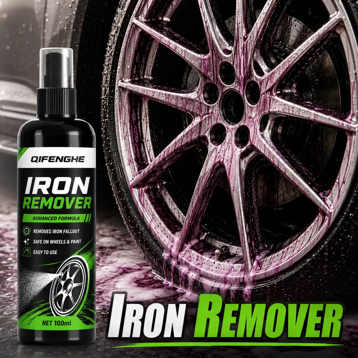 Iron Remover Wheel Rim Cleaner Protect Wheels And Brake Discs From Iron Dust Rim Rust Cleaner Auto Detail Chemical Car Care