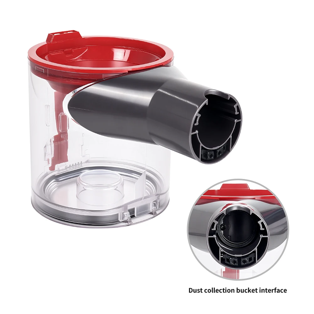 Aspiradora inalámbrica de mano, cubo de basura para Dyson V7 V8 SV10 SV11, repuestos, accesorios de repuesto