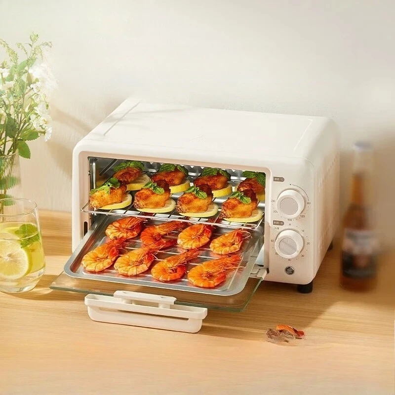 

10L electric oven household exquisite capacity quick heating and visual multi-function anti-scalding roaster mini oven