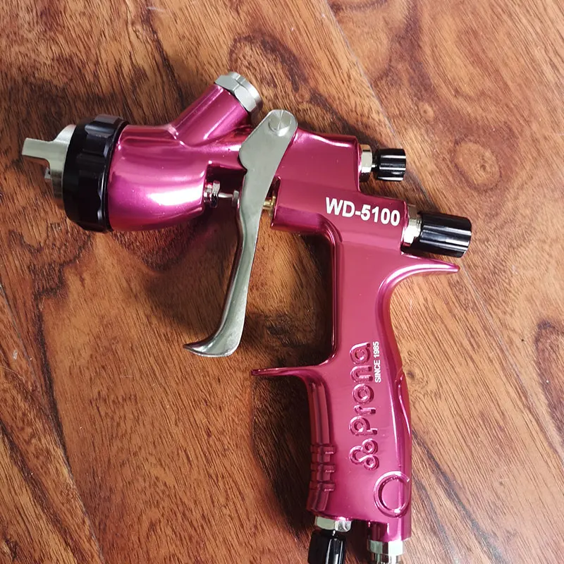 Taiwan 5100 Spray Gun Automobile Low Pressure Environmental Protection  Upper Pot 1.4 Pneumatic Manual Water Paint