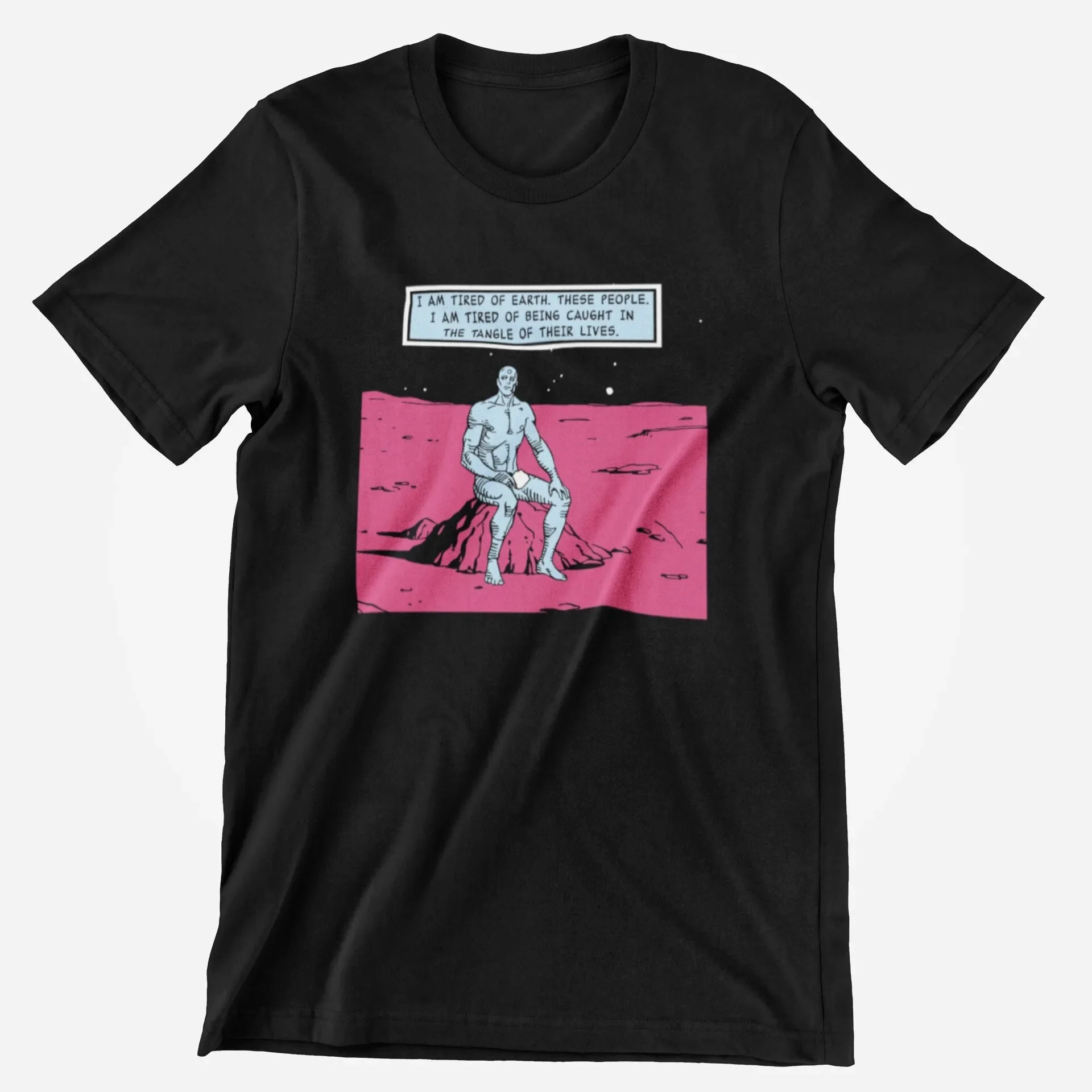 Футболка I Am Tired Of Earth Manhattan Mars Emo Comic