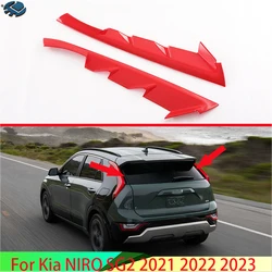 For Kia NIRO SG2 2021 2022 2023 Car Accessories ABS Chrome Side Door Rear View Window Spoiler Cover Trim Insert Garnish Bezel