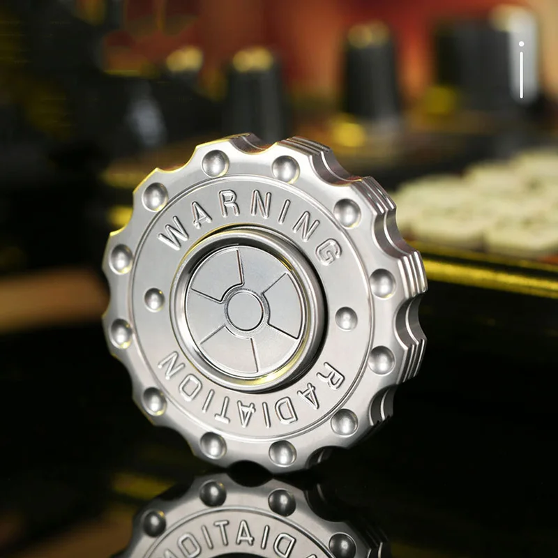 Edelstahl Punk Fidget Spinner EDC Hand Spinner Büro Entspannung Fidget Spielzeug ADHS Werkzeuge Spaß Geschenke