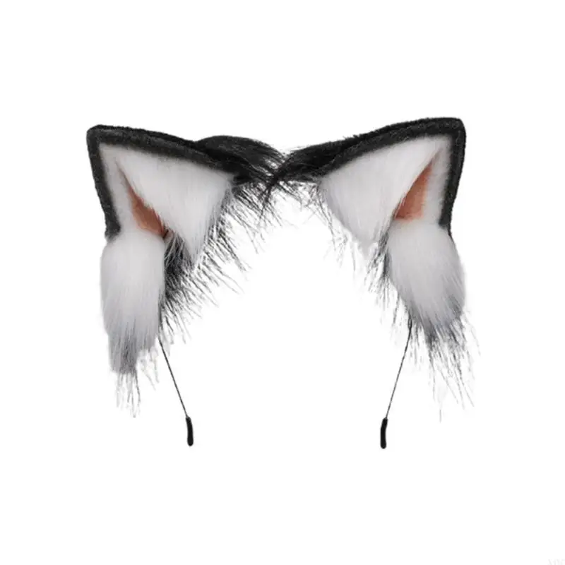 

X4yc Headsds Warry Animal For Cat Hearwear Хвост, набор каваи, волосы, обруч для волос на Хэллоуин.