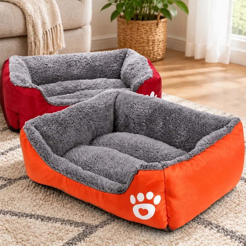 Tapete de dormir macio e aconchegante para animais de estimação de pequeno porte, um colchão confortável ideal para gatos, cachorros e cães de raças pequenas.