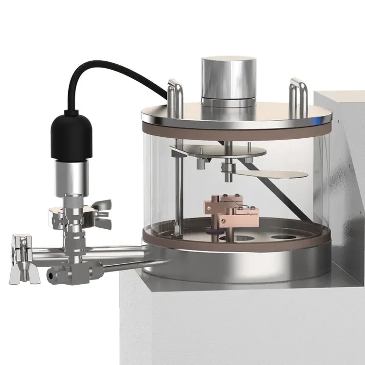 Small-Scale Desktop Evaporation System for PVD Thin Film Deposition in Glove Boxes