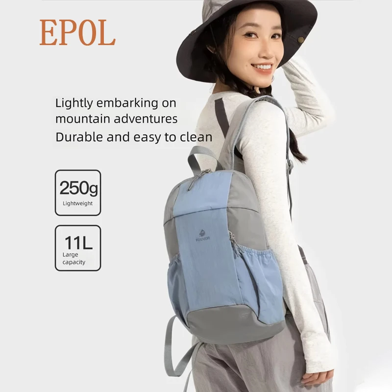 

EPOL Women's Outdoor Hiking Backpack Water-Resistant Sports Cycling Bag 2026 Lightweight Travel Small School Backpacks 3068-15